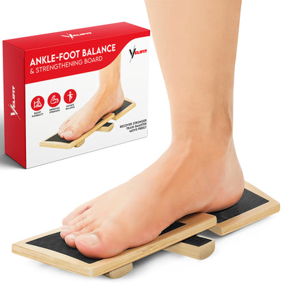 Bamboo Ankle Balance Boards for Physical Therapy