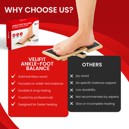 Bamboo Ankle Balance Boards for Physical Therapy