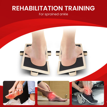 Bamboo Ankle Balance Boards for Physical Therapy